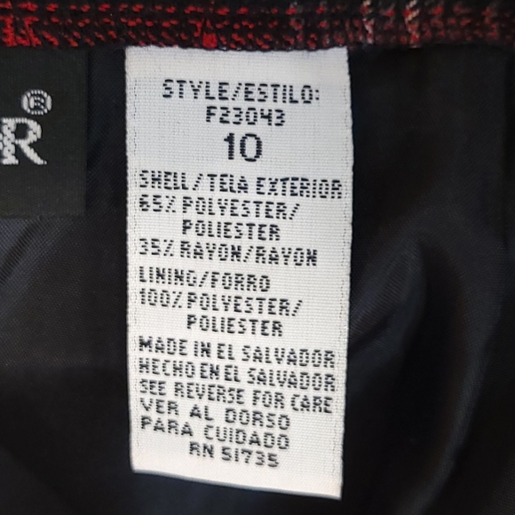 Full Length Plaid Skirt - Picture 9 of 10